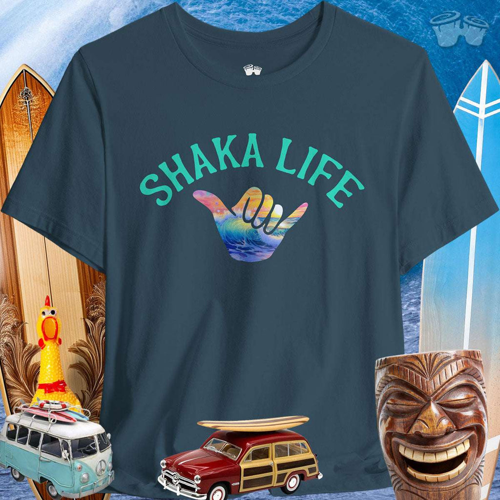 Shaka Life | Color Wave | Bella Canvas T-Shirt 🤙 T-Shirts