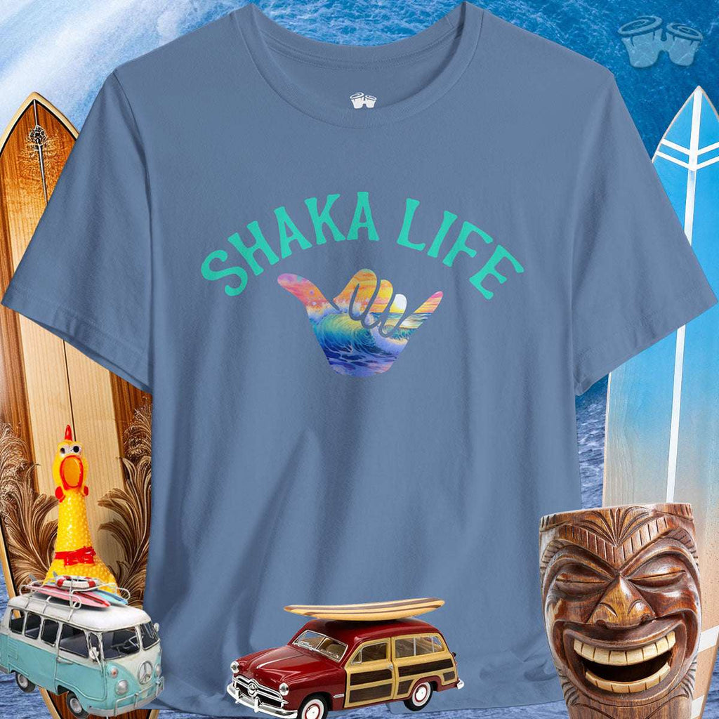 Shaka Life | Color Wave | Bella Canvas T-Shirt 🤙 T-Shirts