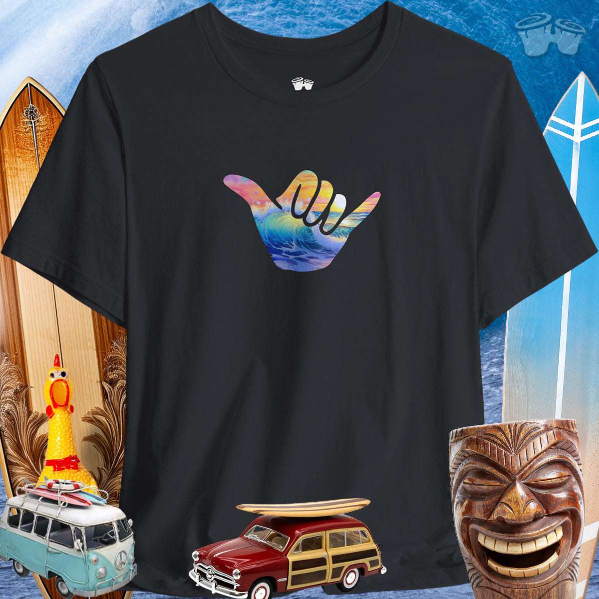 Shaka | Beachy Bella | Short Sleeve T-Shirt 🤙 T-Shirts