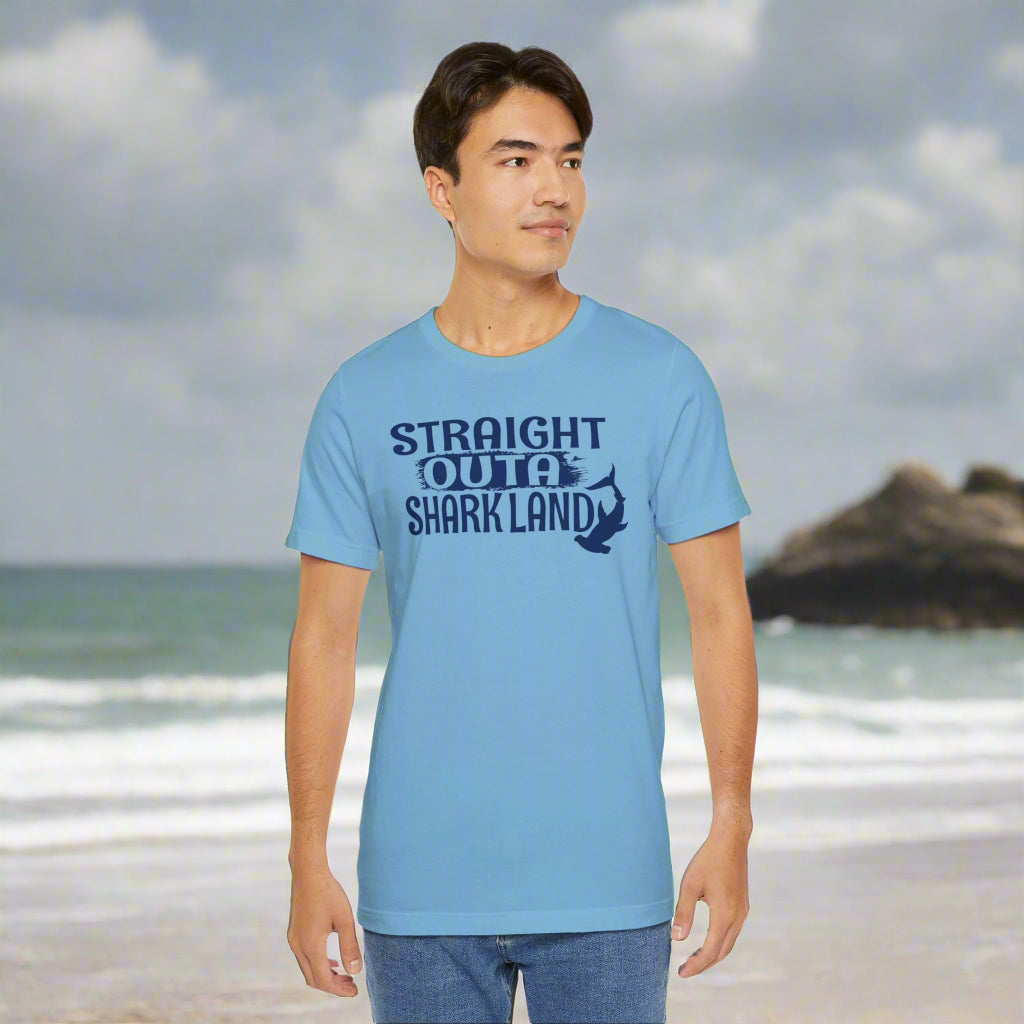Shark Land | Bella Canvas T-Shirt | Humor Tee T-Shirts