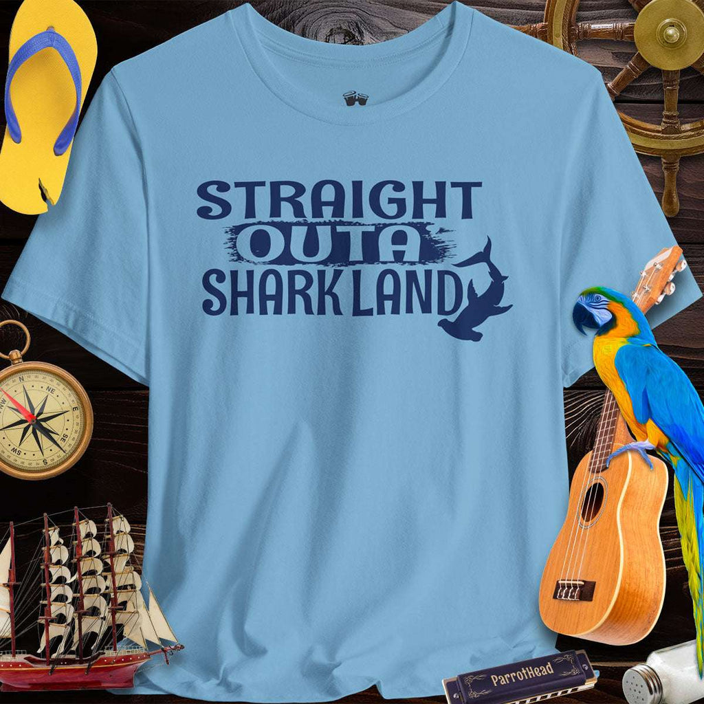 Shark Land | Bella Canvas T-Shirt | Humor Tee T-Shirts
