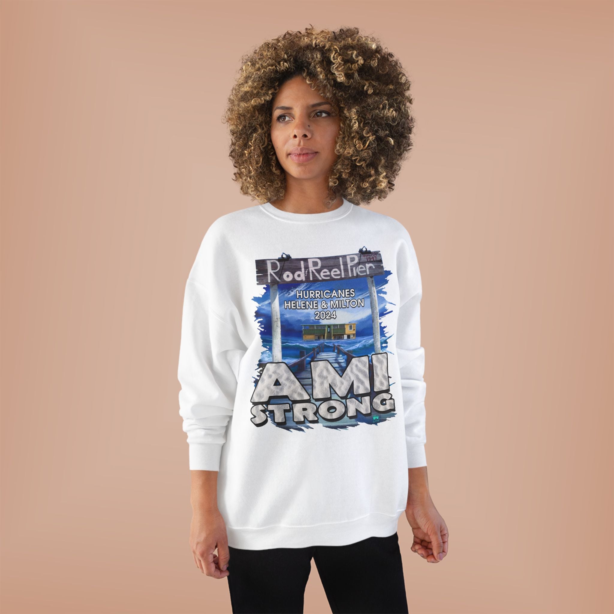Rebuild Rod & Reel Pier Fundraiser Sweatshirt Sweatshirts