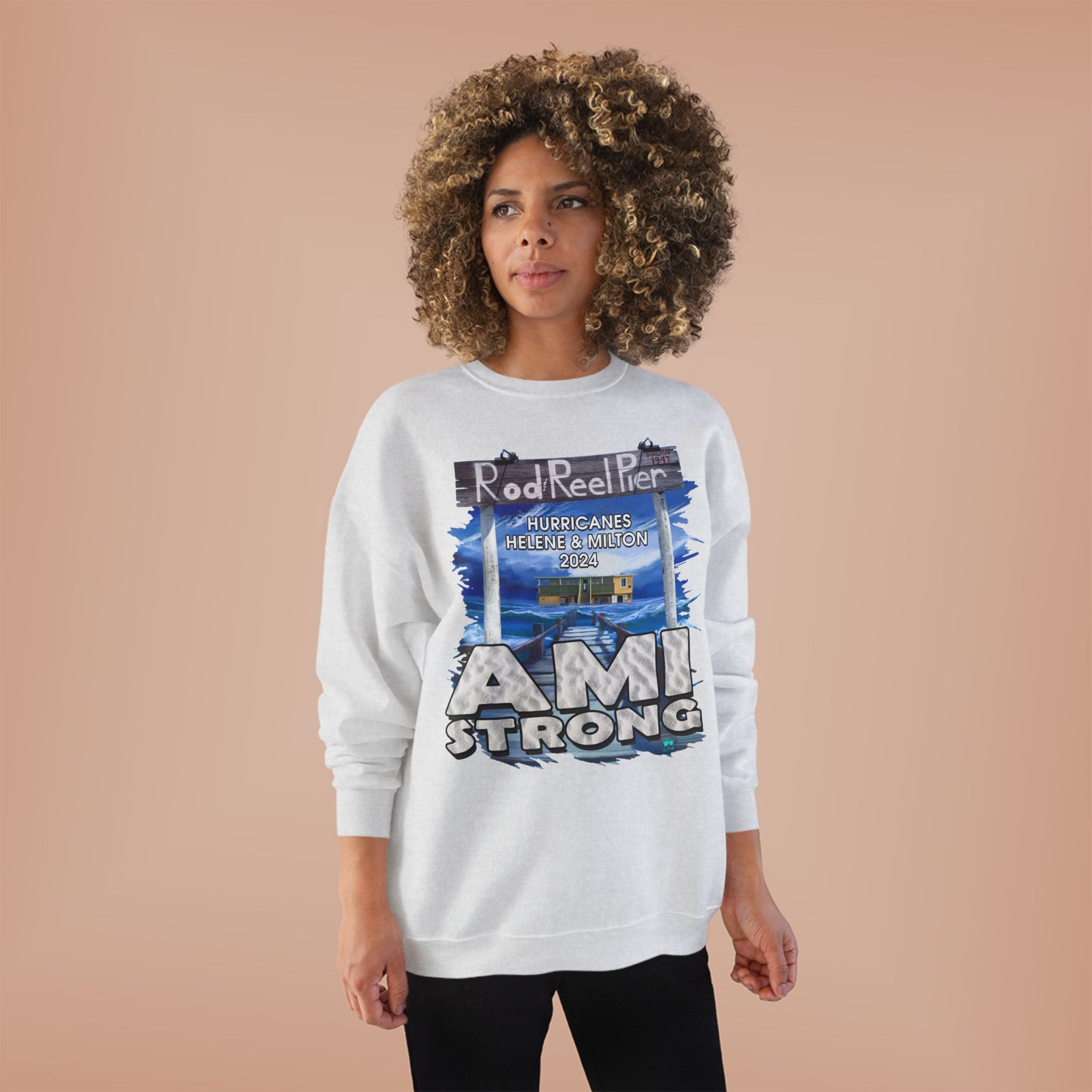 Rebuild Rod & Reel Pier Fundraiser Sweatshirt Sweatshirts