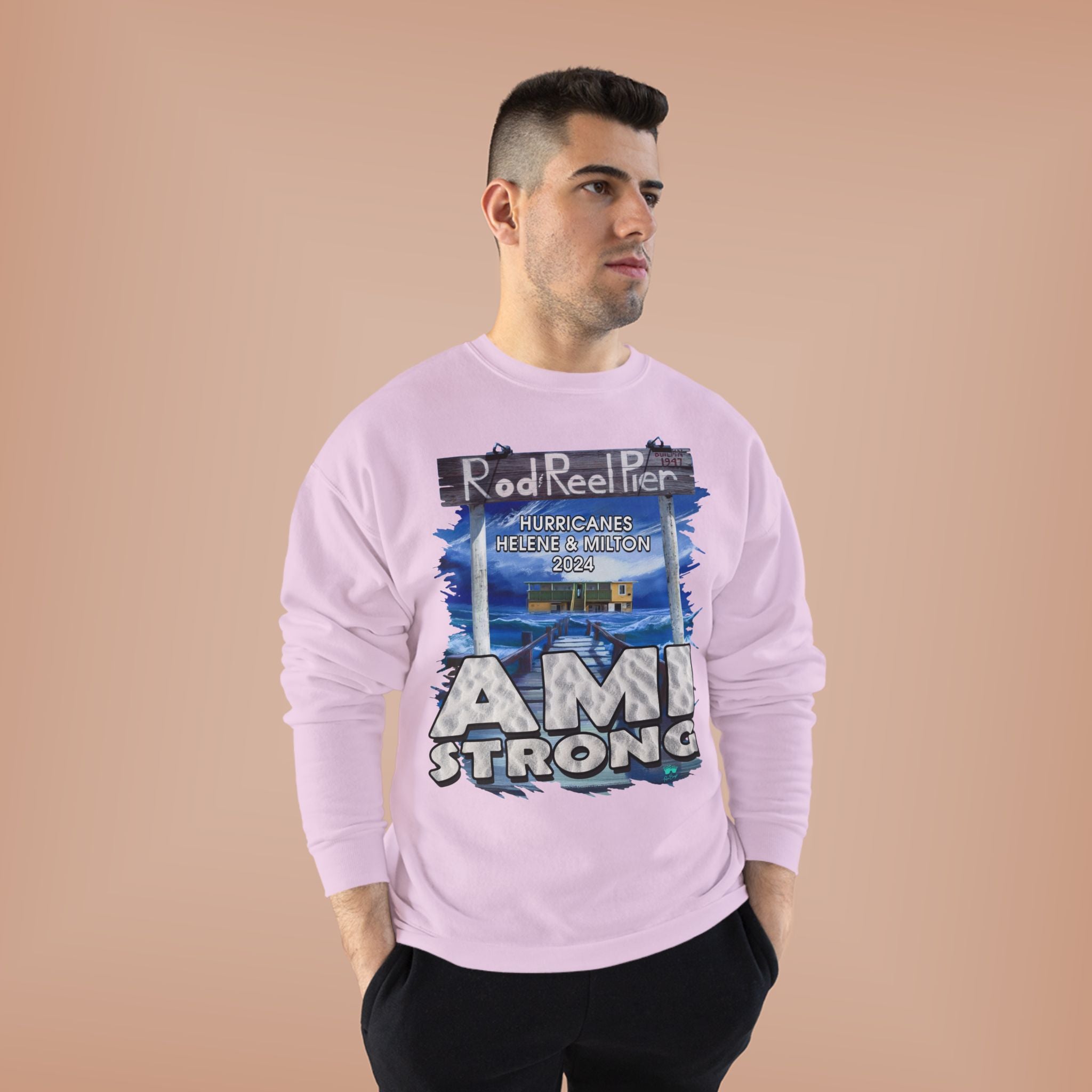 Rebuild Rod & Reel Pier Fundraiser Sweatshirt Sweatshirts