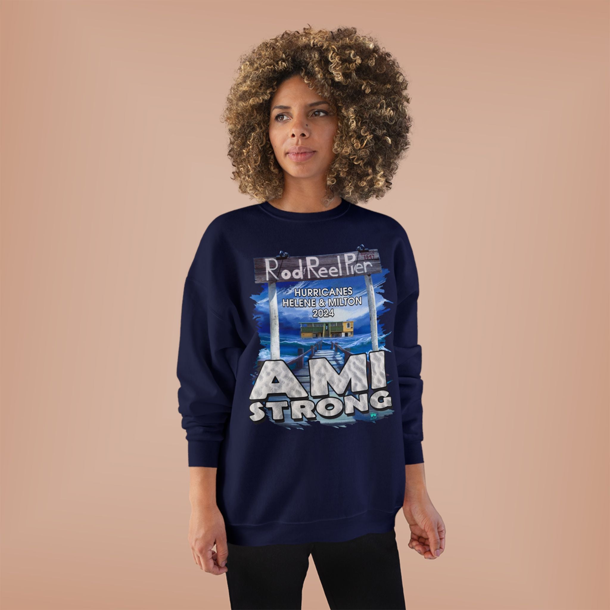 Rebuild Rod & Reel Pier Fundraiser Sweatshirt Sweatshirts