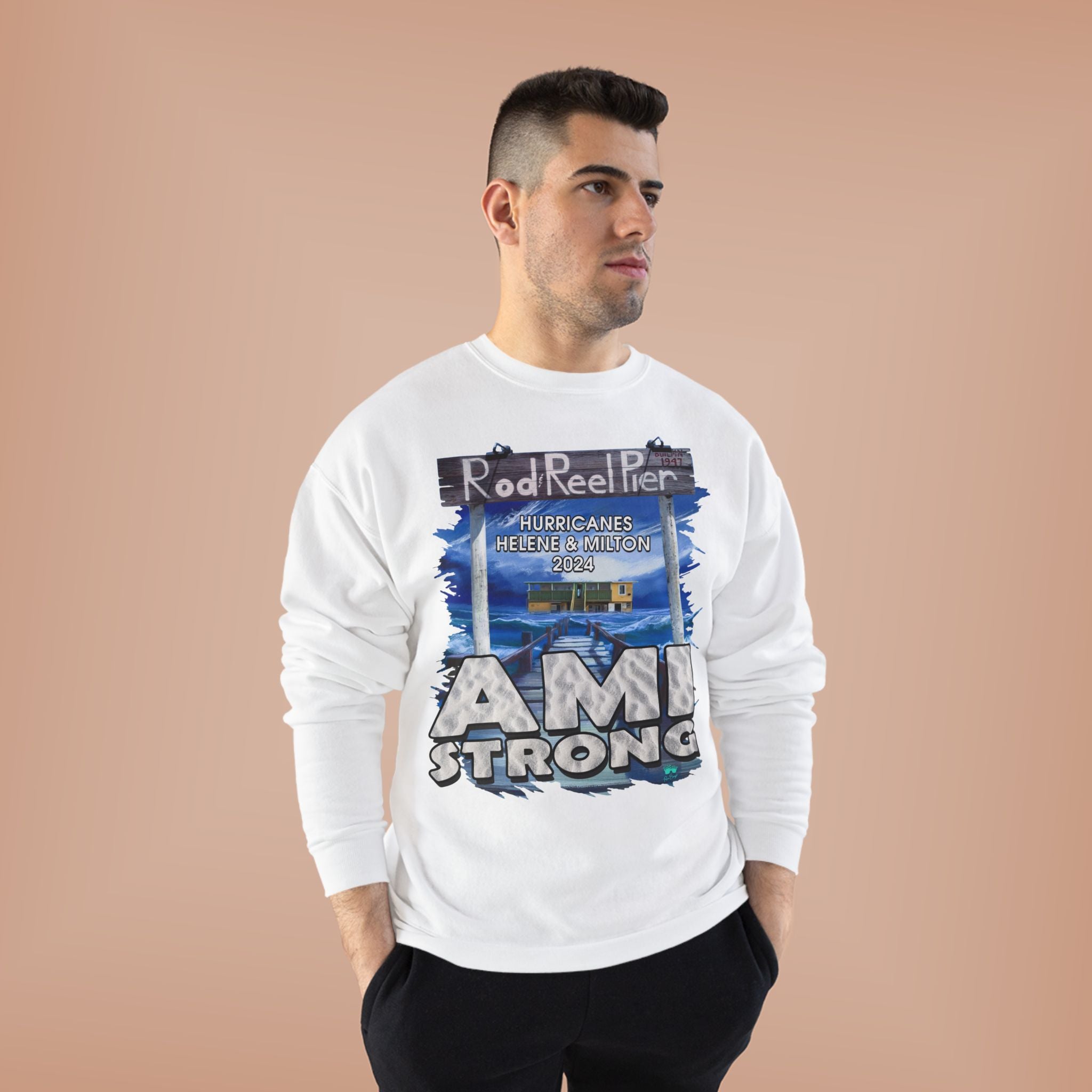 Rebuild Rod & Reel Pier Fundraiser Sweatshirt Sweatshirts