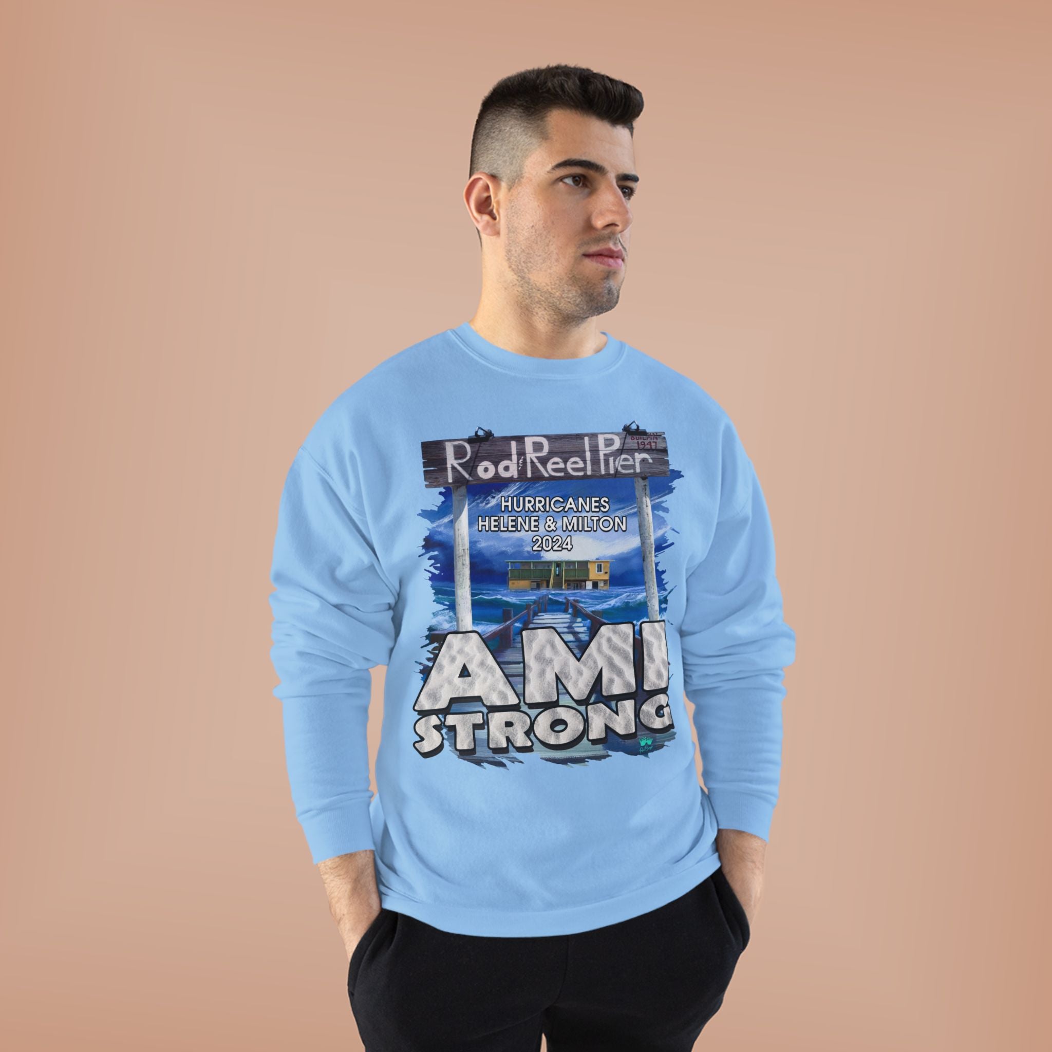 Rebuild Rod & Reel Pier Fundraiser Sweatshirt Sweatshirts