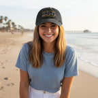 Cute girl wearing a USA 250th Anniversary Baseball Cap