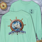 Navy's 250th Anniversary Long Sleeve Comfort Color T-Shirt