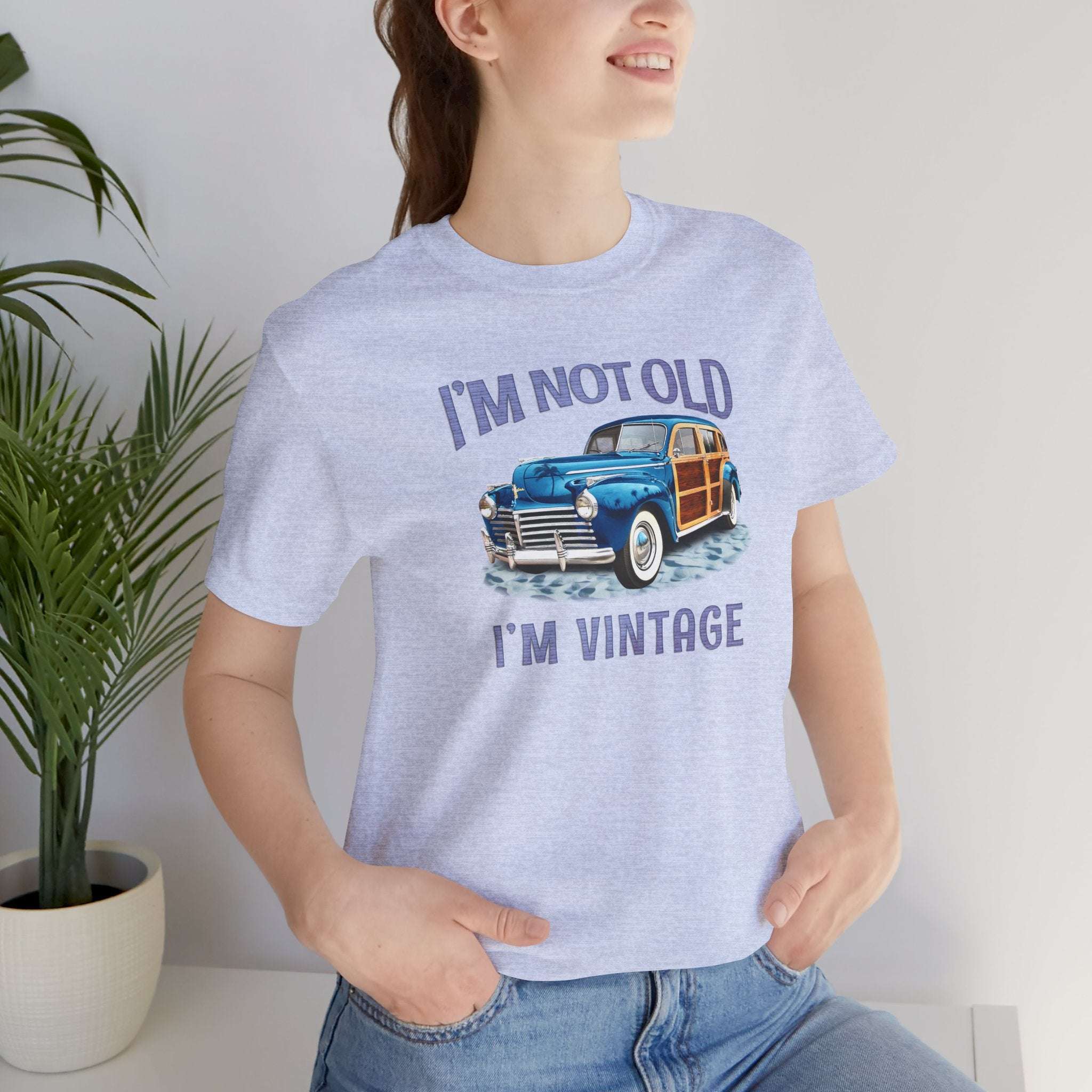 Vintage Cars | Woody Surf Wagon T-Shirt 🤙T-Shirt Over a Surfing Background with surfboards Beach wagons and a Rubber Chicken