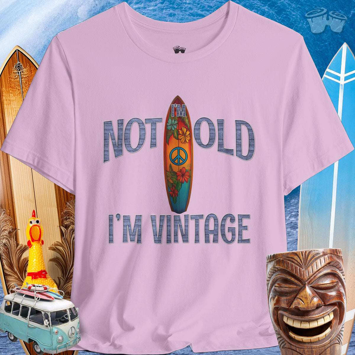 Lilac Vintage I Surf Shop | Surfboard T-Shirt 🤙