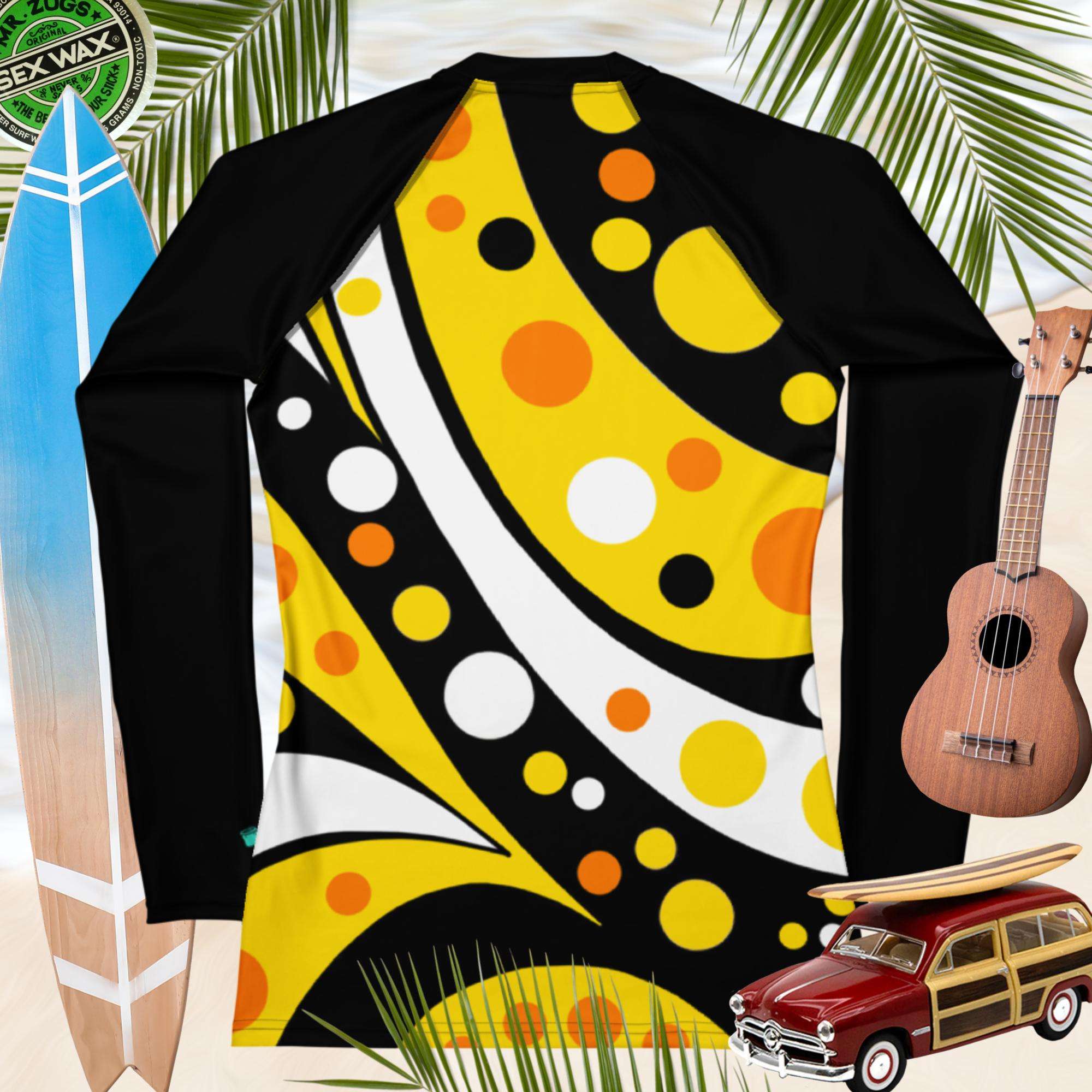 Abstract Art Adult Rashie | Women's Rashguard 🤙 Rash Guards & Swim Shirts