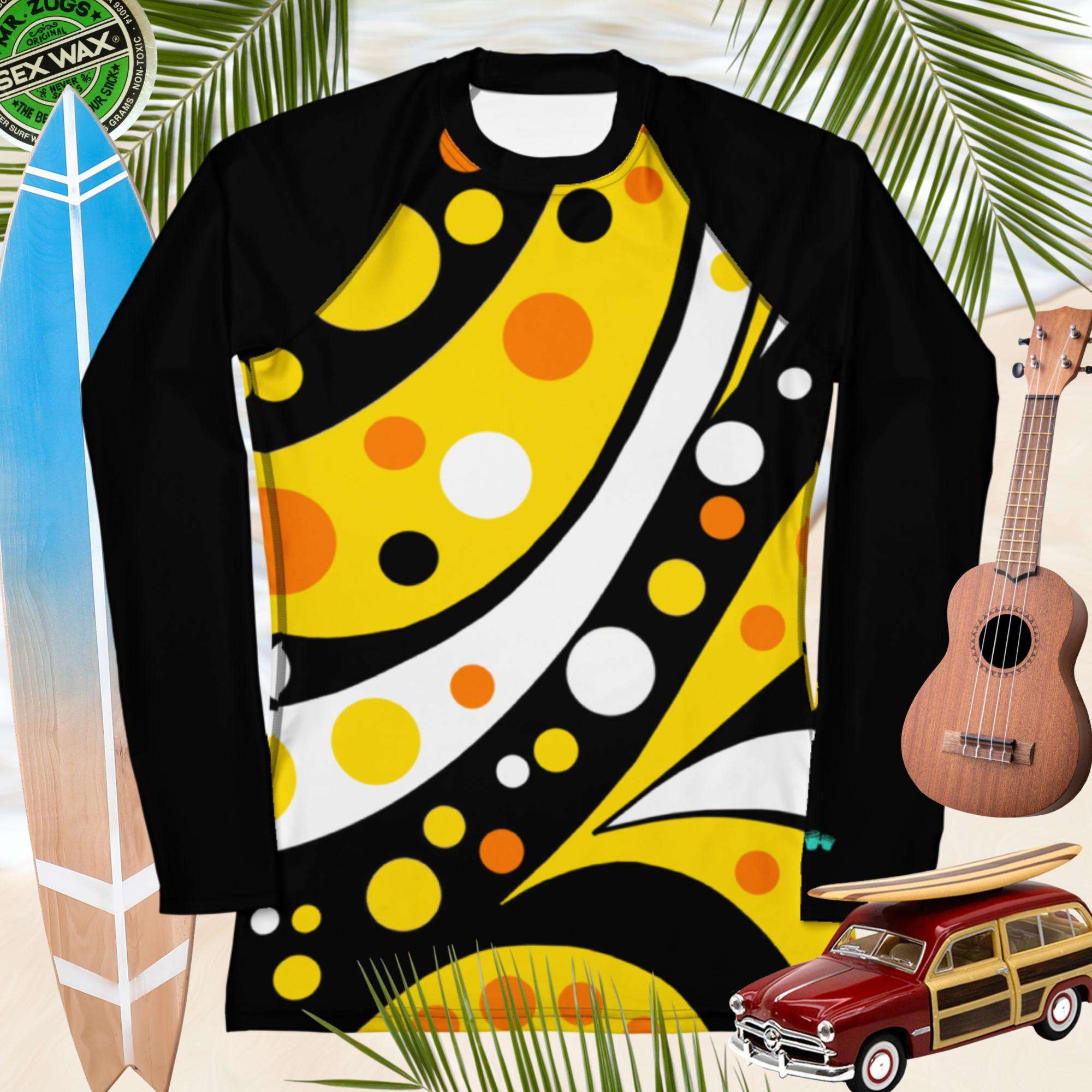 Abstract Art Adult Rashie | Women's Rashguard 🤙 Rash Guards & Swim Shirts