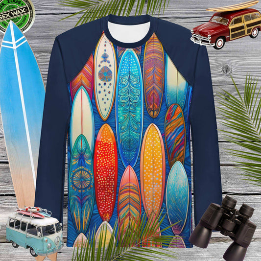Surfing | Adult Rashie | Surfboard Quiver 🤙 Rash Guard