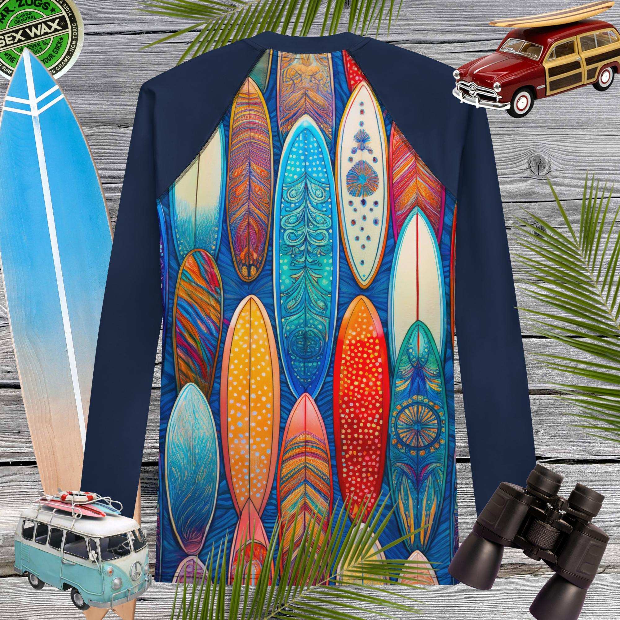 Surfing | Adult Rashie | Surfboard Quiver 🤙 Rash Guard