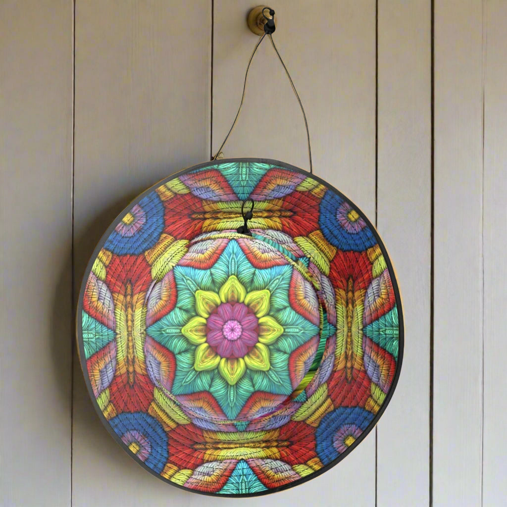 Beach Sun Hat hanging on a hook inside a beachside tiki hut