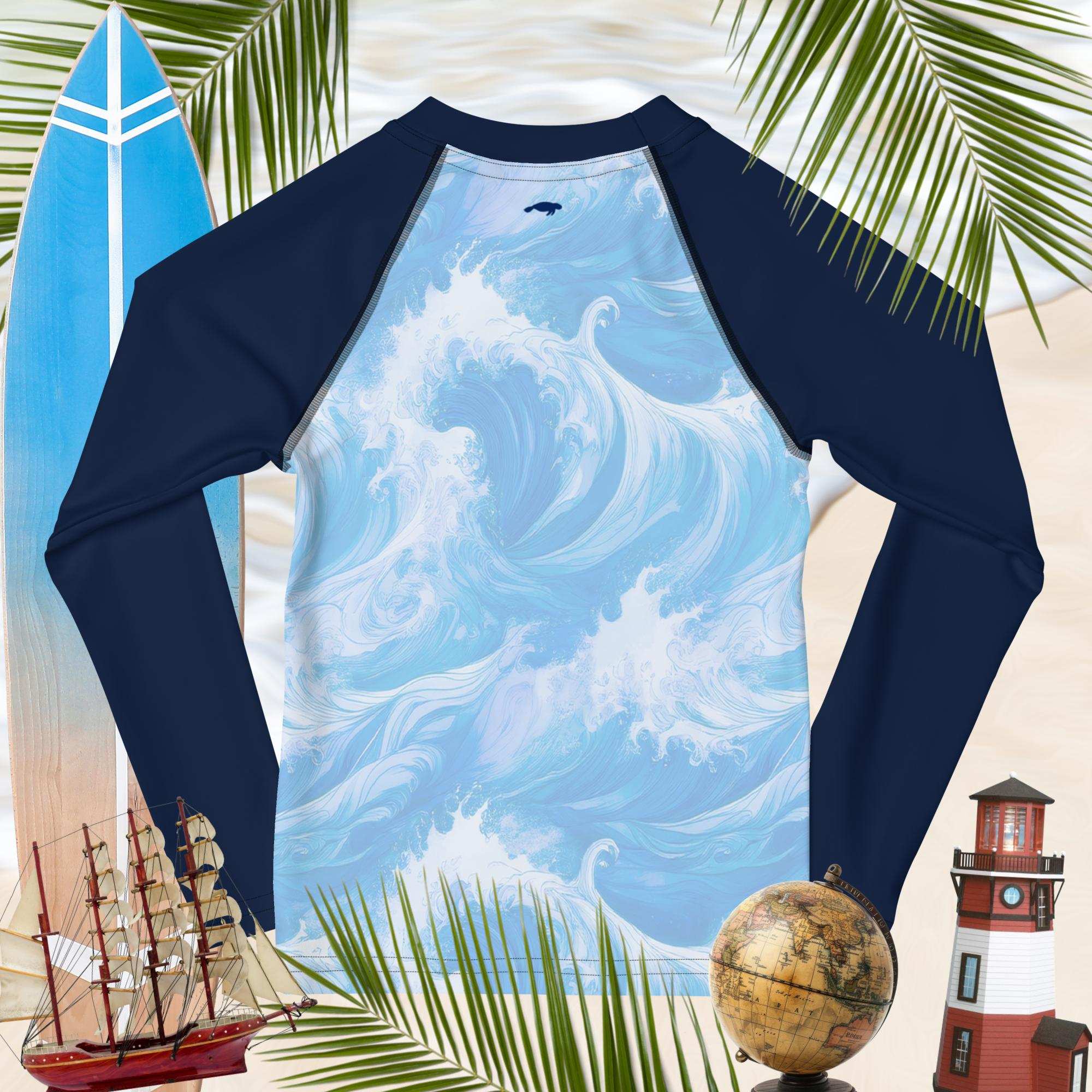 Clean Sea Society Kids Rash Guard | UPF 50+ Rash Guard