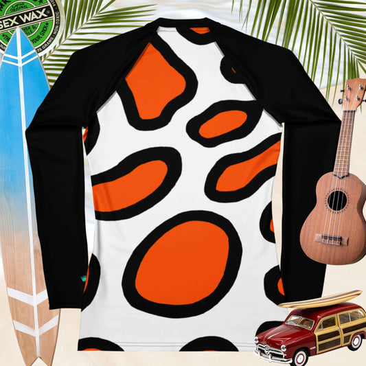 Clown Fish Pattern Rashie | Women's Rash Guard | UPF 50+ Rash Guards & Swim Shirts