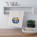 Coastal Decor | Cotton Tea Towel | Painted Sand Dollar Sunset