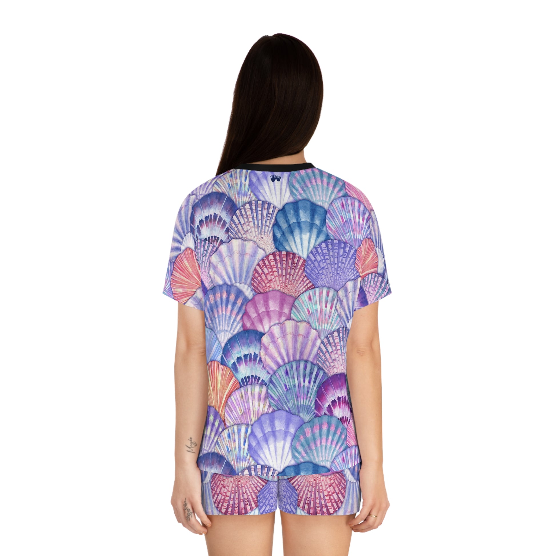Colorful Seashell Women's Pajama Set