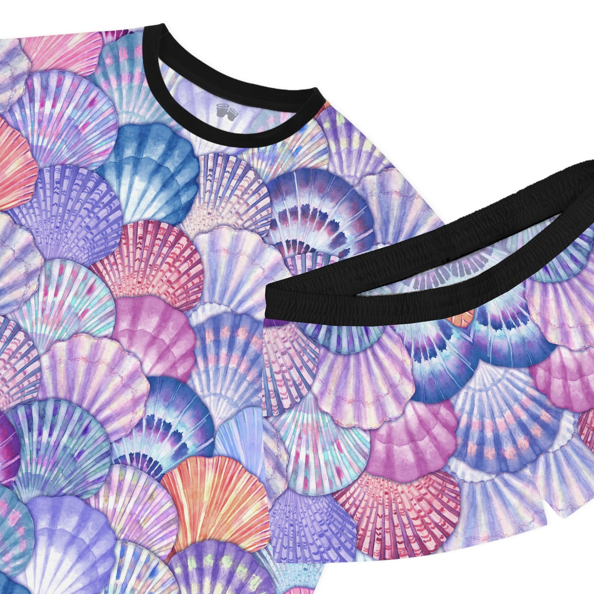 Colorful Seashell Women's Pajama Set