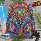 Crazy Tiki Abstract | Adult Rashie | Men's UPF 50+ Rash Guard
