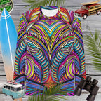 Crazy Tiki Abstract | Adult Rashie | Men's UPF 50+ Rash Guard