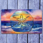 Doormat 🌴 Painted Sand Dollar Beach