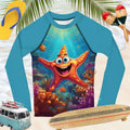Happy Starfish | Kids UV Rashie | UPF 50+ Rash Guards
