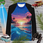 Island Sunset | Men's UV Rash Guard | | UPF 50+ Rash Guards & Swim Shirts