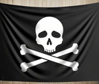  Double Sided Pirate Ship Flag 🏴‍☠️ Jolly Roger