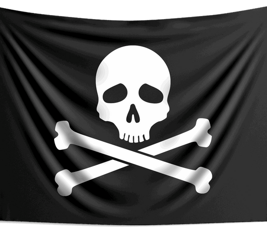  Double Sided Pirate Ship Flag 🏴‍☠️ Jolly Roger