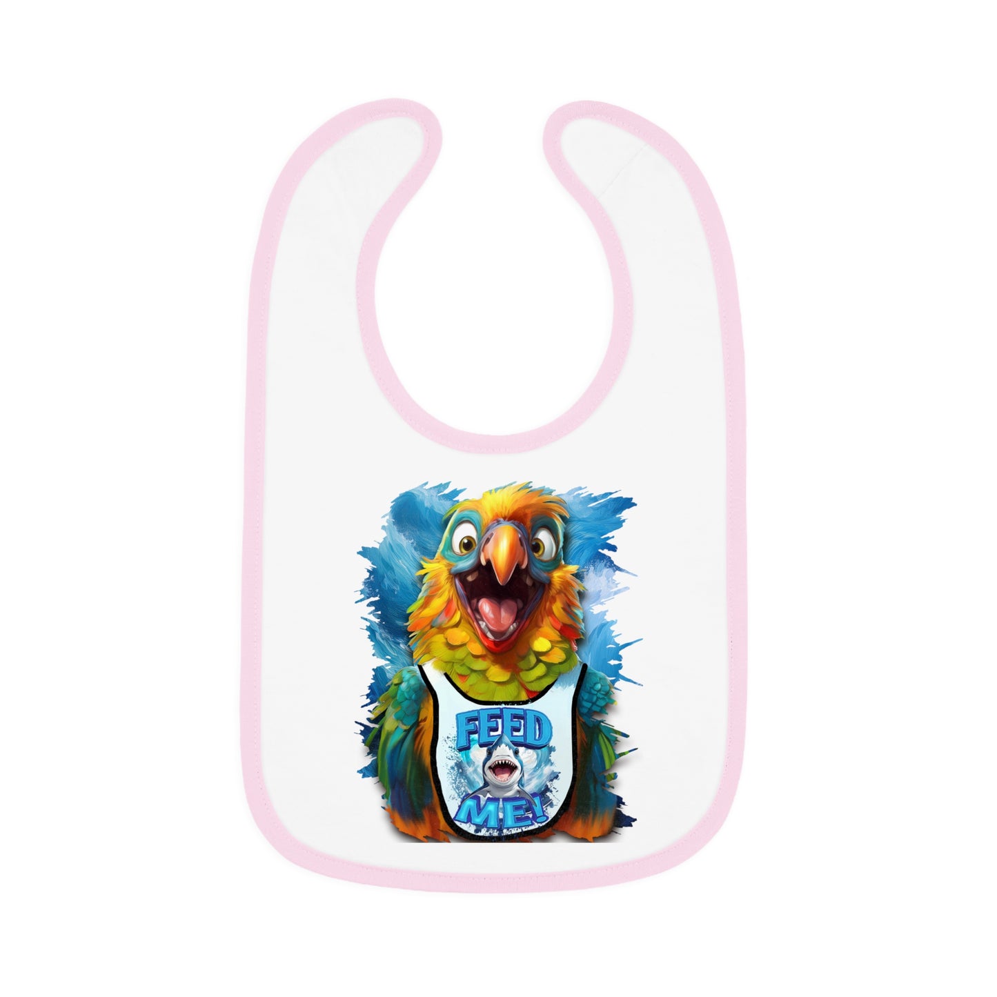Bibs Lil Parakeet Head | Feeding Time | Baby Bib
