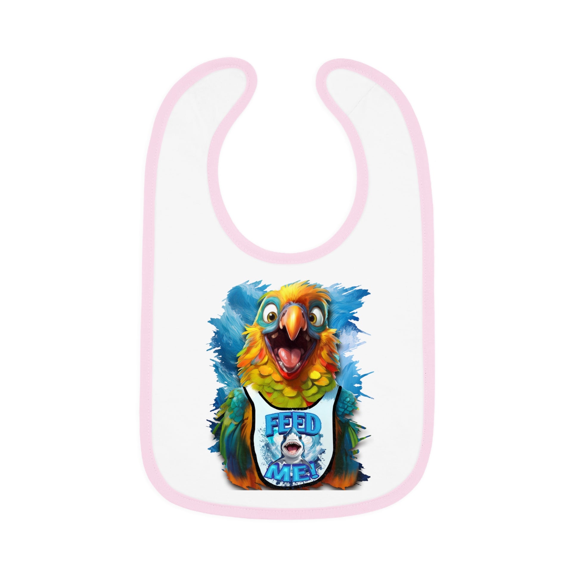 Bibs Lil Parakeet Head | Feeding Time | Baby Bib