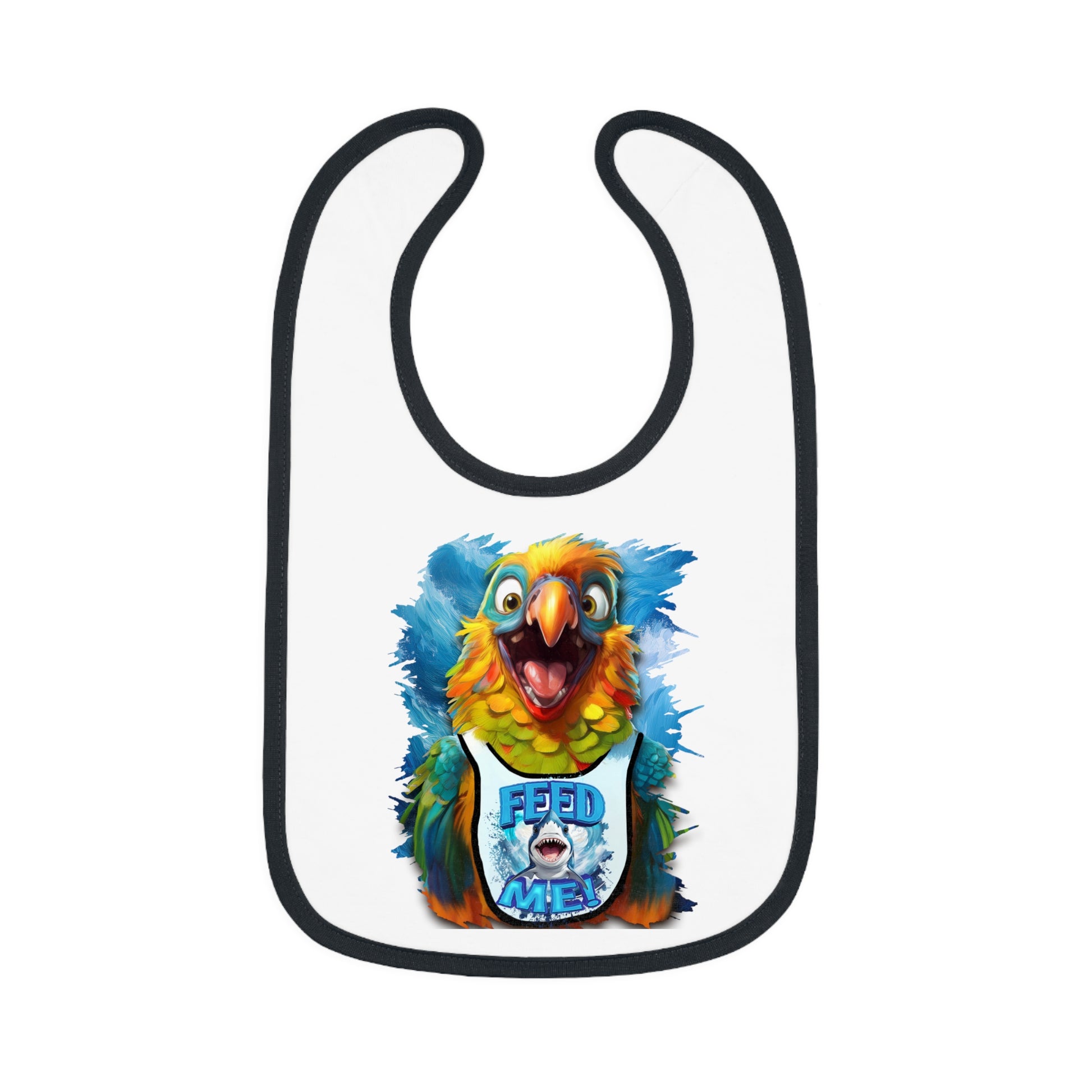 Bibs Lil Parakeet Head | Feeding Time | Baby Bib