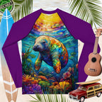 Manatee Sun Rashie | Rashguards For Teen Youths 🤙 Rash Guards & Swim Shirts