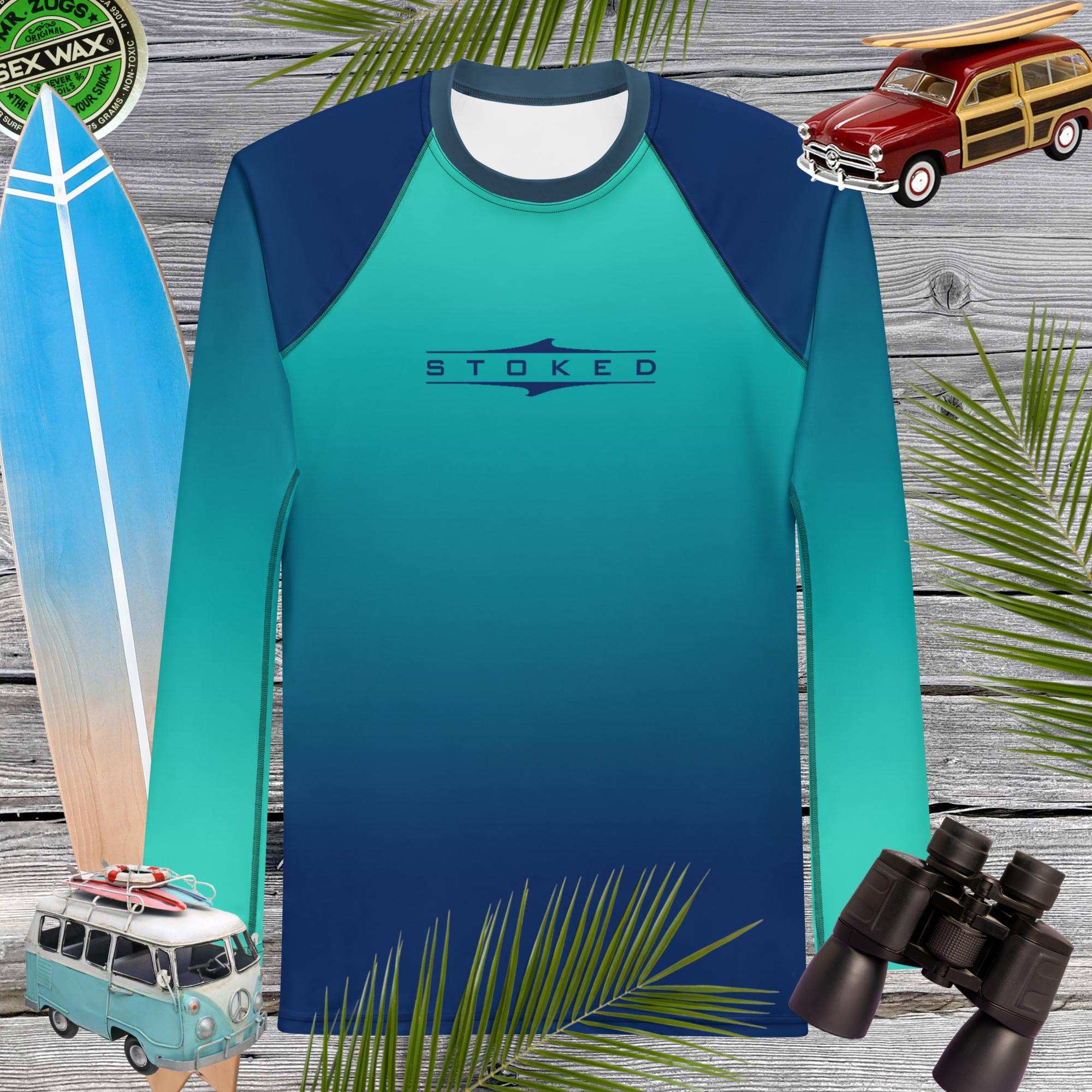 Get Stoked | UPF 50+ | Men's Rash Guard | Rash Guard