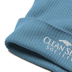 Organic Ribbed Beanie | Clean Seas Society