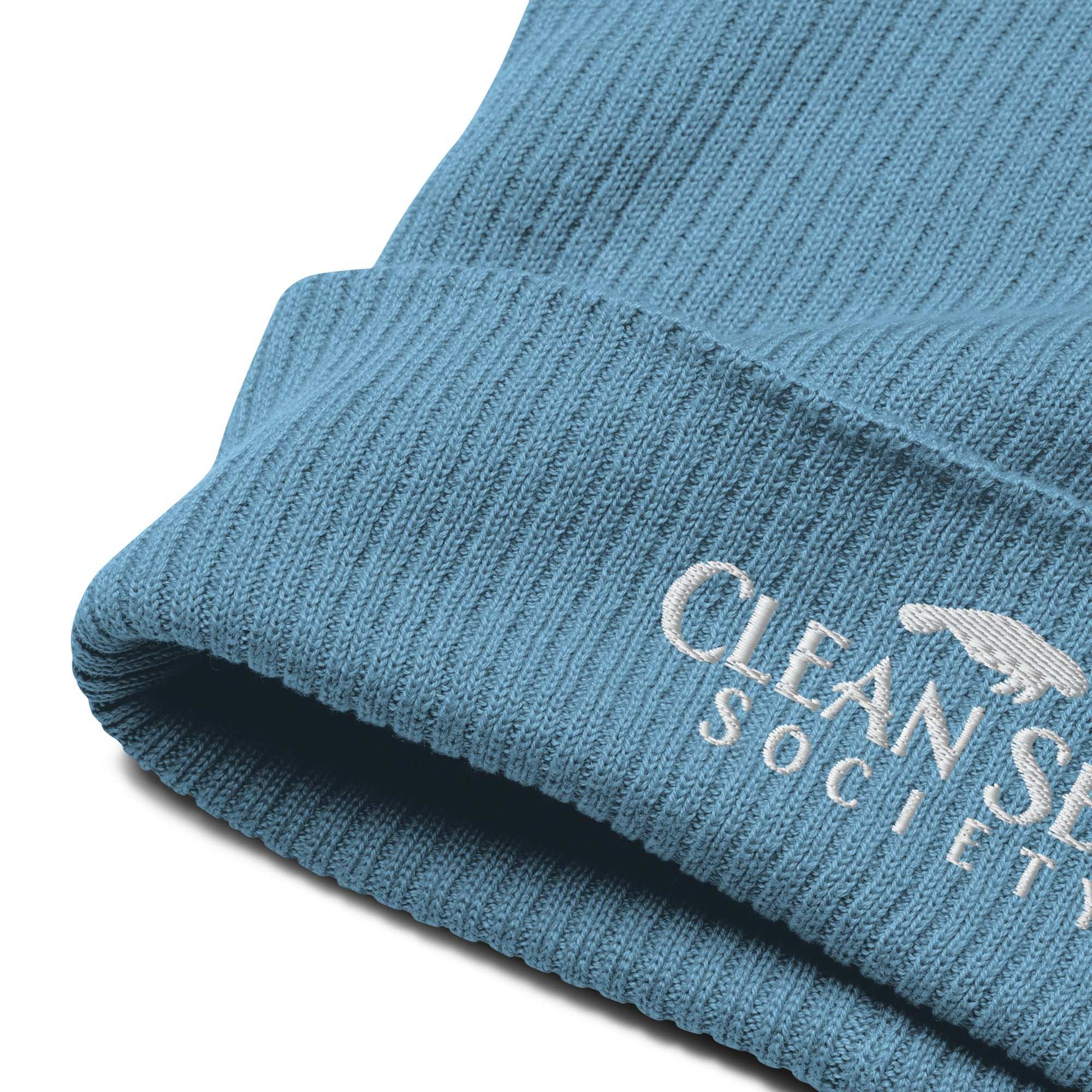 Organic Ribbed Beanie | Clean Seas Society