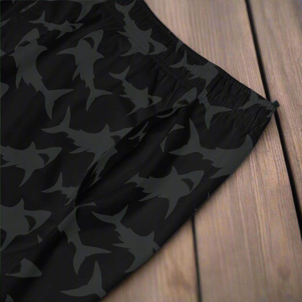 closeup view of board short pocket