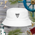 Shark Tooth Embroidery | Unstructured Terry Cloth Bucket Hat Bucket Hats