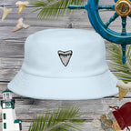 Shark Tooth Embroidery | Unstructured Terry Cloth Bucket Hat Bucket Hats