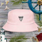 Shark Tooth Embroidery | Unstructured Terry Cloth Bucket Hat Bucket Hats