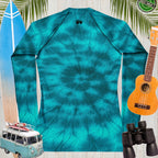 Spiral Tie Dye Sun Rashie | Women's UPF 50+ Rash Guards & Swim Shirts