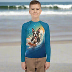 Surf Dog | Teen/Youth Sun Rashie | Hanging Eight 🤙 Rash Guards & Swim Shirts