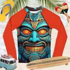 Tiki T | Sun Rashie For Kids | UV Protection With An Edge 🤙 Rash Guard