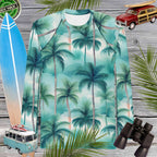Tropical Palm Trees Sun Rashie | UPF 50+ 🌴 Rash Guards & Swim Shirts