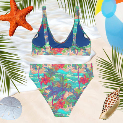 Vintage Hawaiian Style Sporty BikiniClassic Bikinis